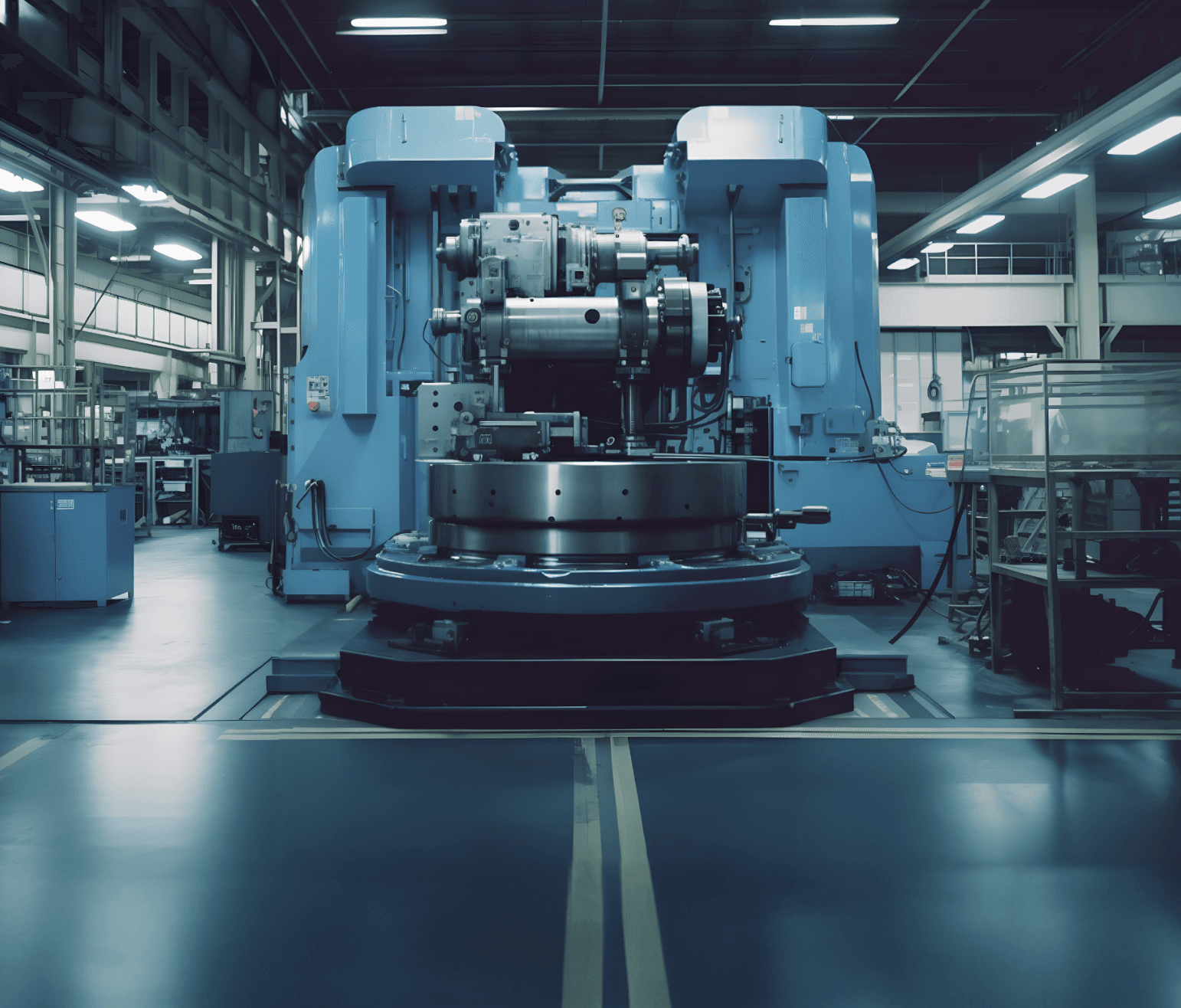 Launch screen image of a factory